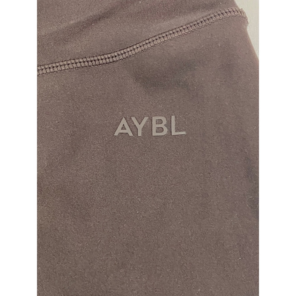 AYBL‎ High Waisted Training Leggings Brown Chocolate Activewear Womens XS